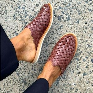 Woven Leather Sandals